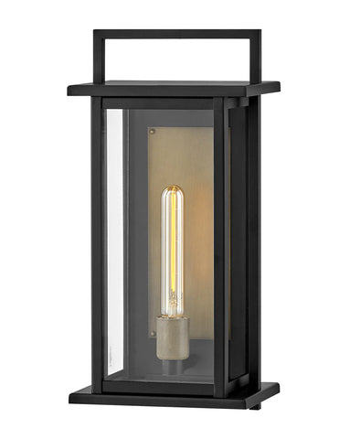 Langston Medium Wall Mount Lantern 24024BK