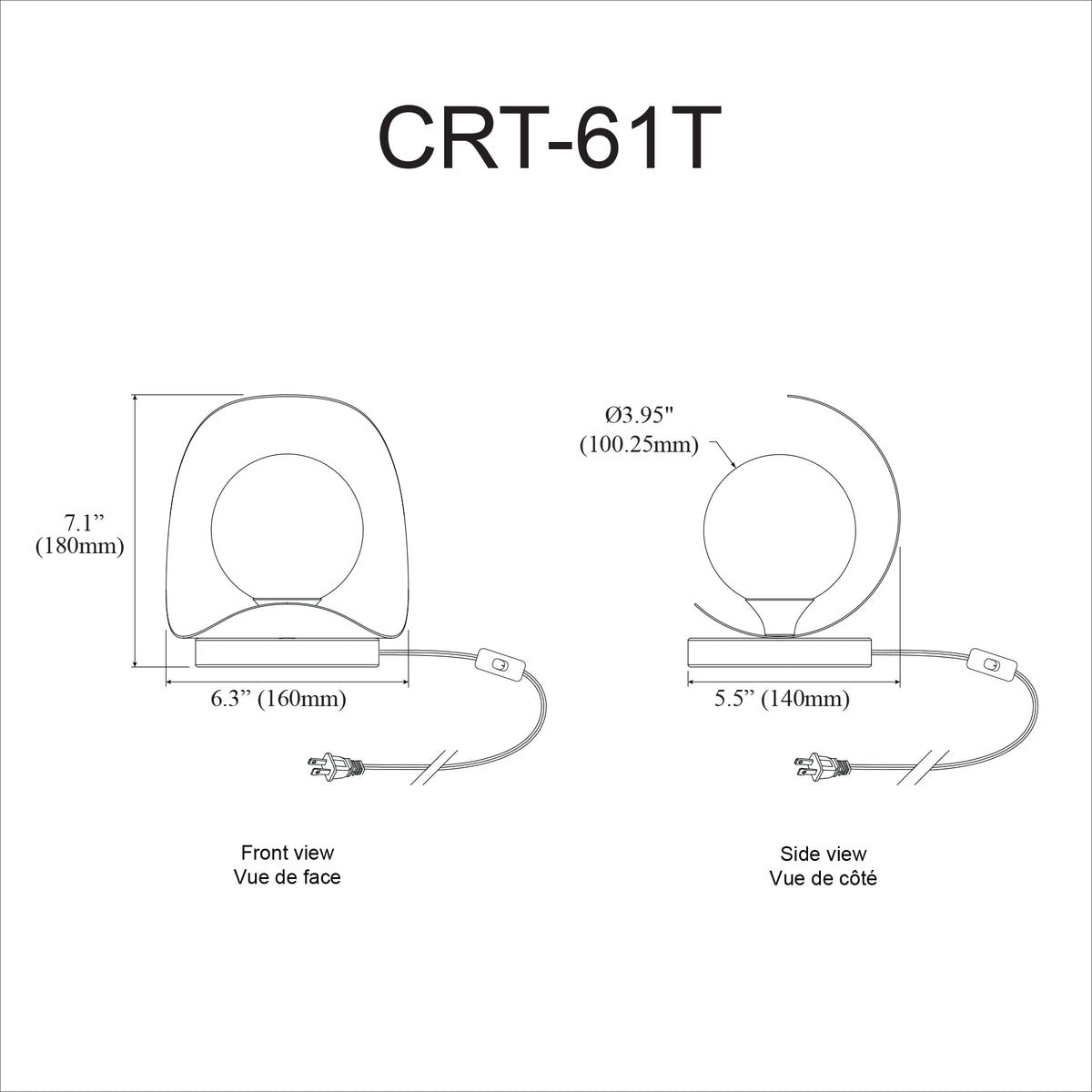 1LT Wall Sconce Matte Black Finish