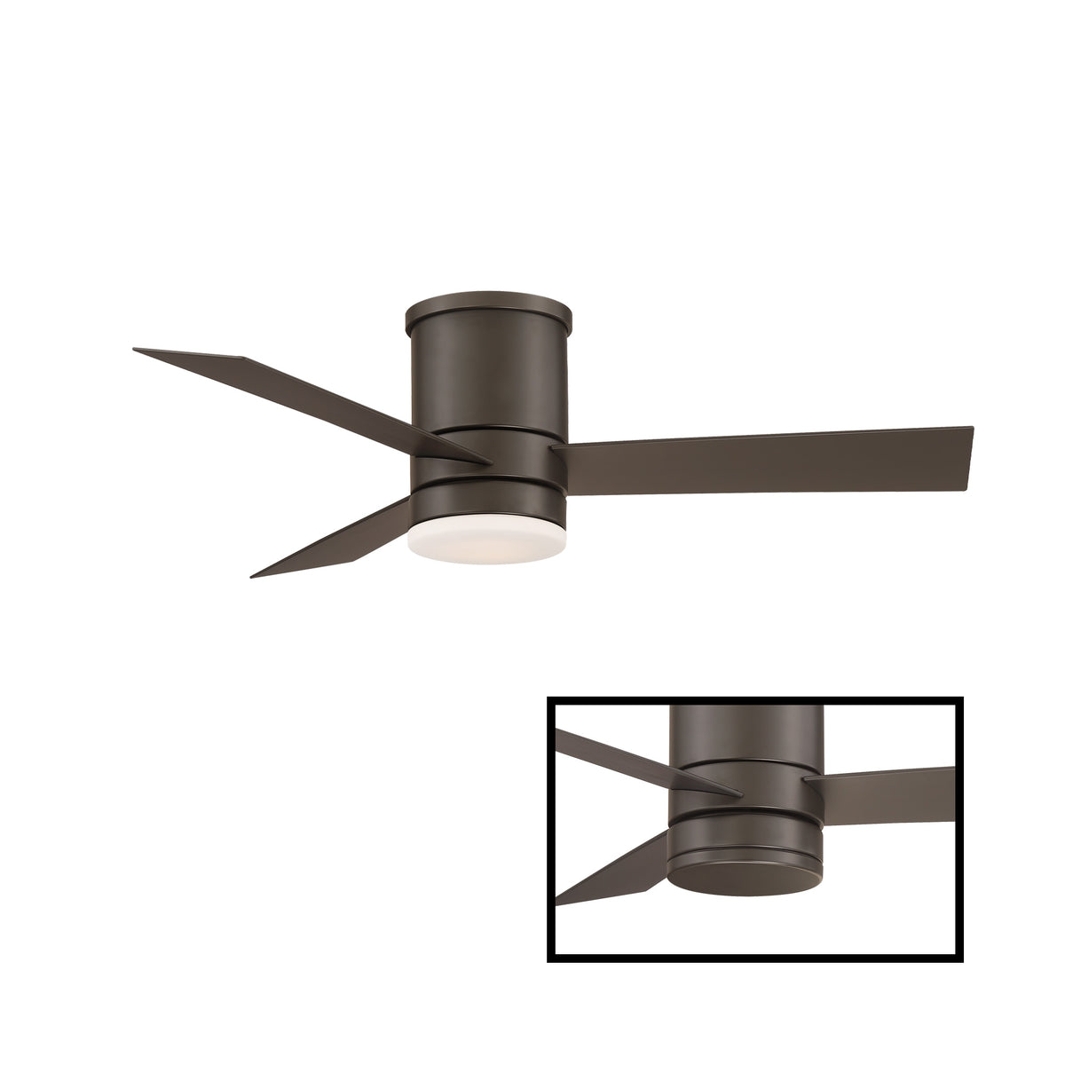 Axis 3-Blade 44" Flush Mount Ceiling Fan