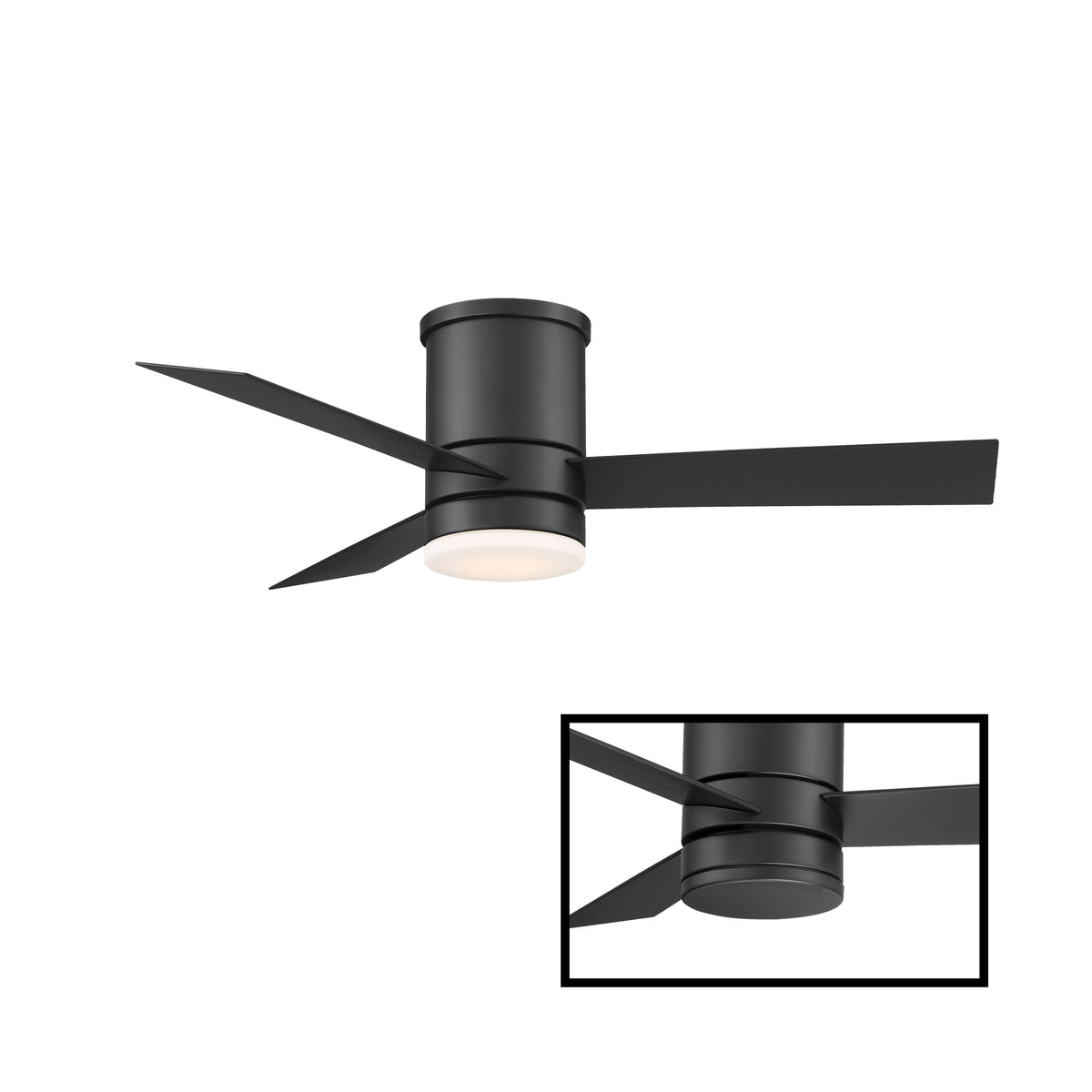 Axis 3-Blade 44" Flush Mount Ceiling Fan