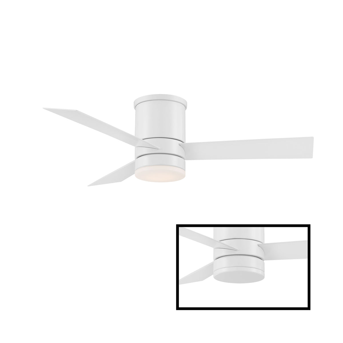 Axis 3-Blade 44" Flush Mount Ceiling Fan