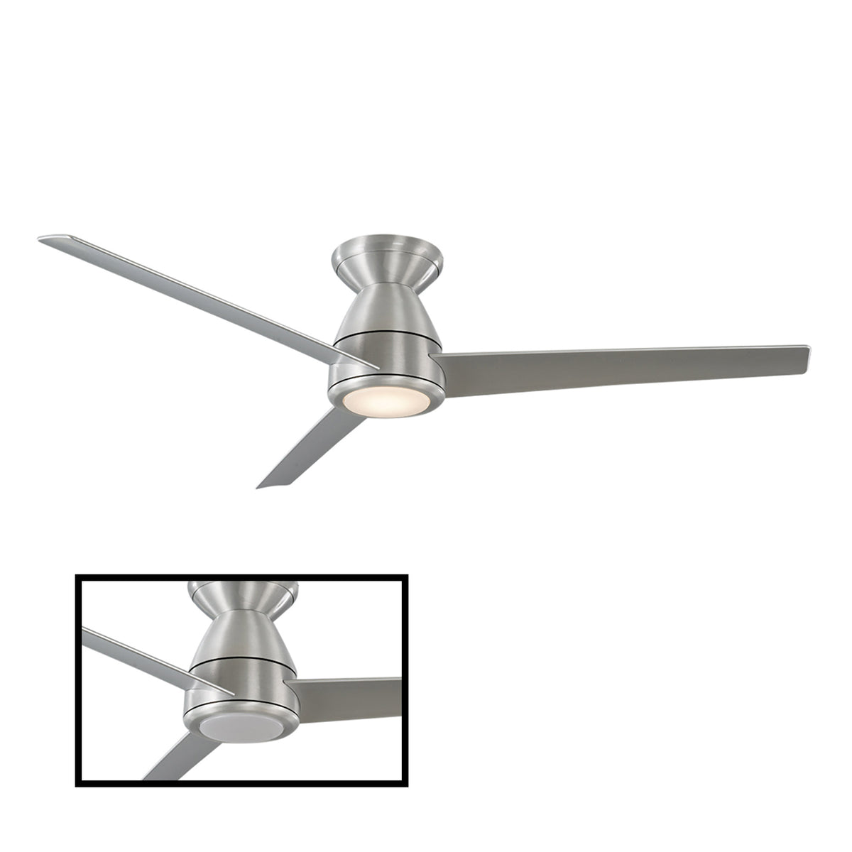 Tip Top 3-Blade 52" Flush Mount Ceiling Fan