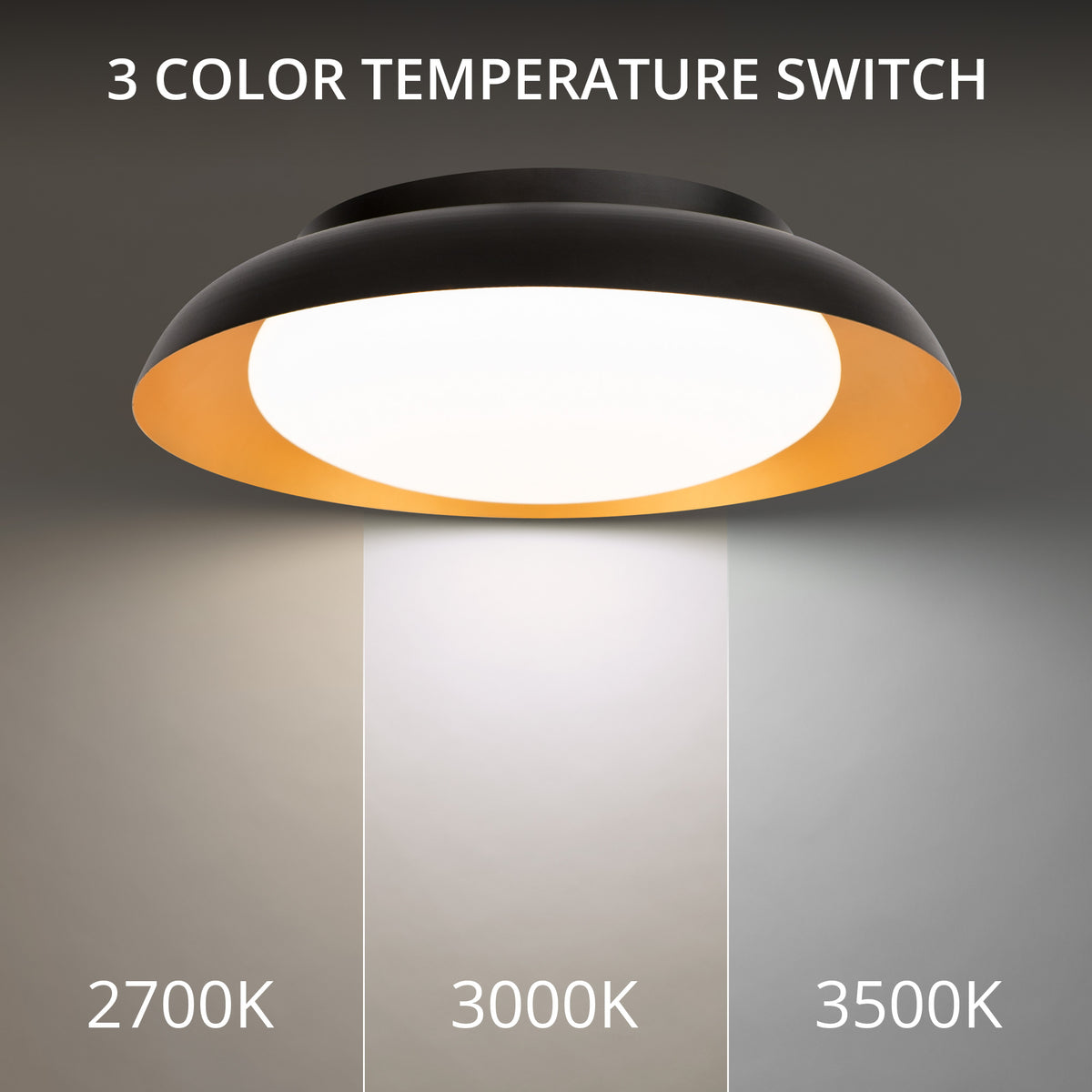 Taurus LED 3-CCT Flush Mount