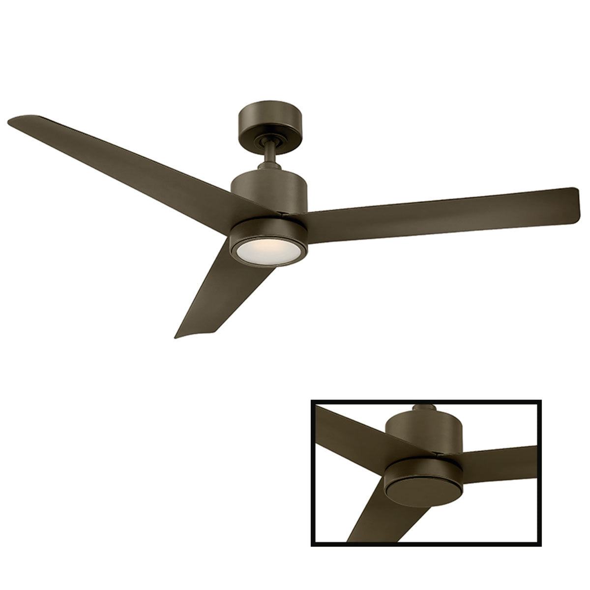 Lotus 3-Blade 54" Ceiling Fan