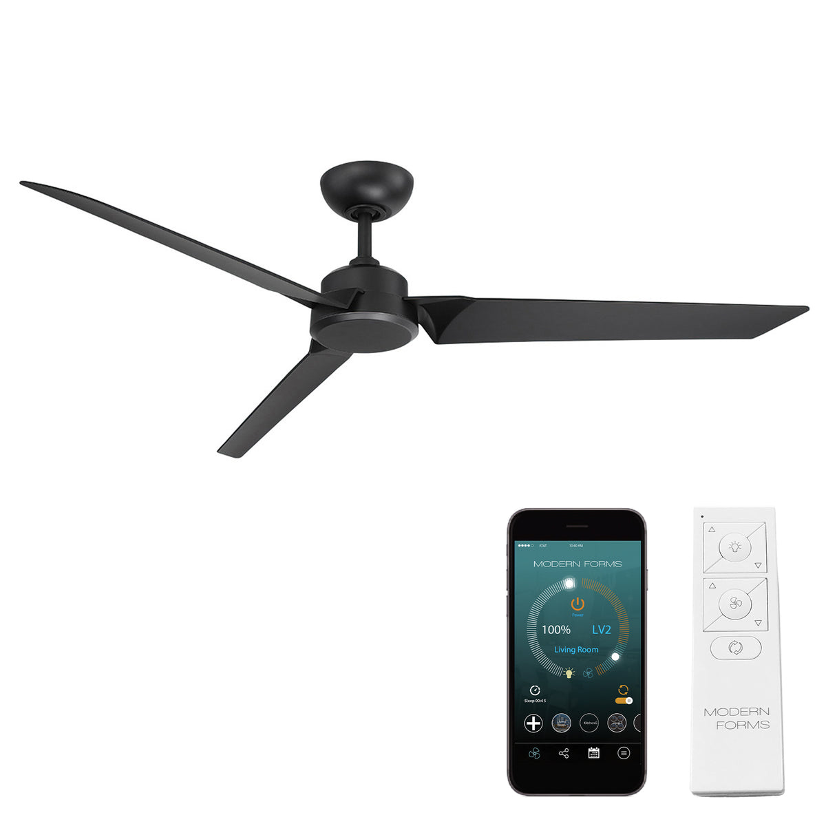 Roboto 3-Blade 62" Ceiling Fan