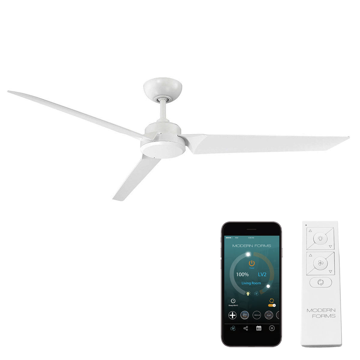 Roboto 3-Blade 62" Ceiling Fan